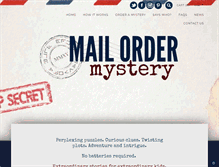 Tablet Screenshot of mailordermystery.com